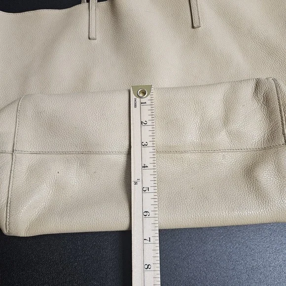 Alexander McQueen Skull Shoulder Tan Pebbled Leather Tote Bag